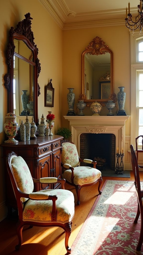 vintage finds and greenery