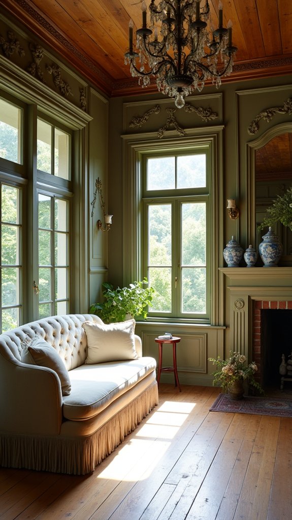 wall paneling adds warmth