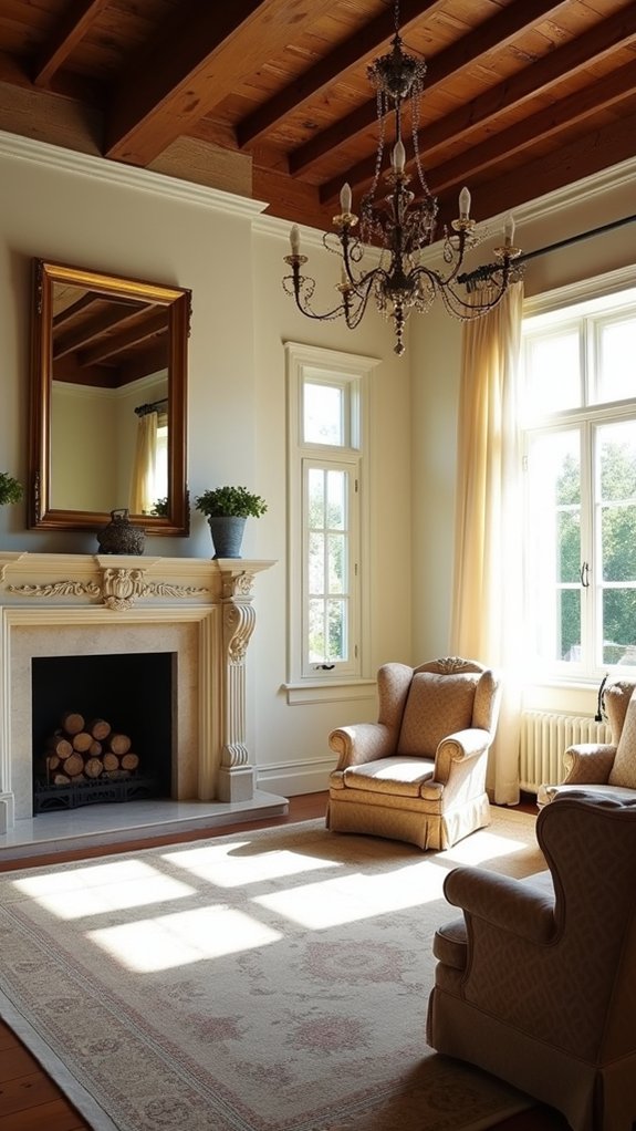 warmth through statement fireplaces