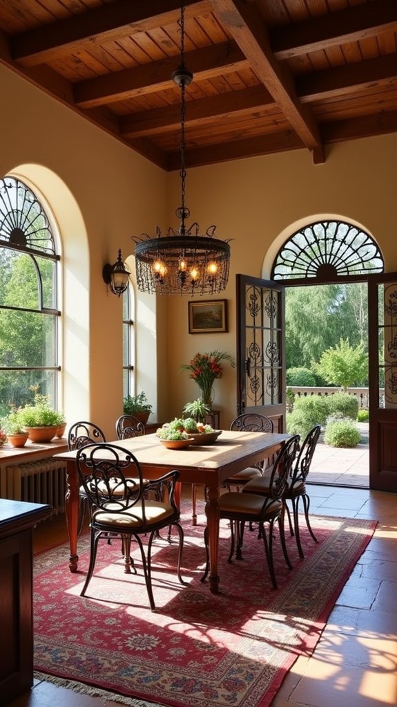 wrought iron elegance enhances design