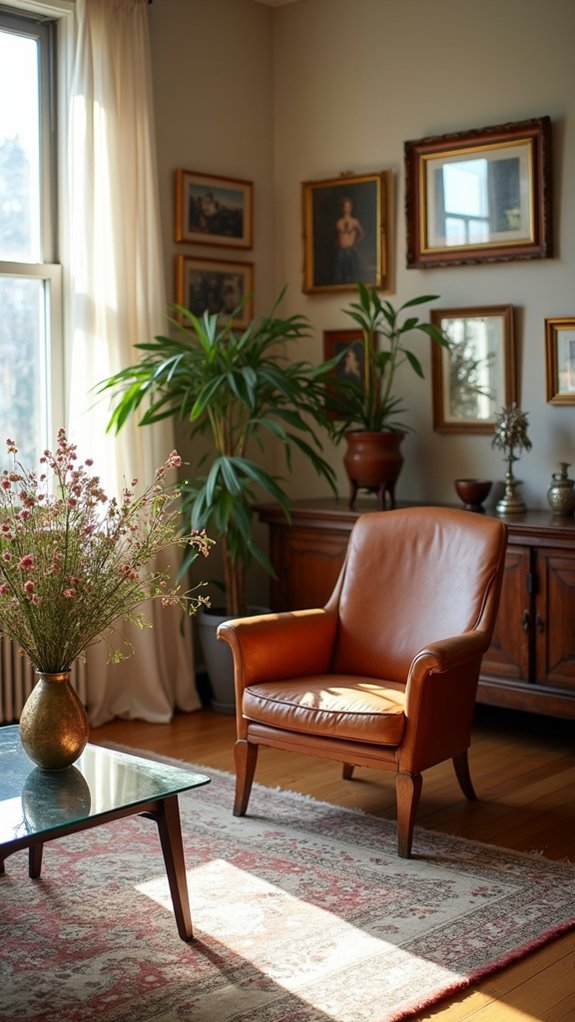 antique accents enhance modernity