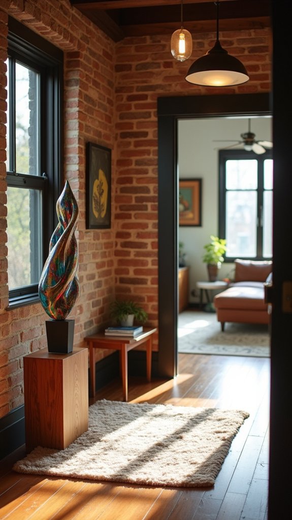 artistic sculptures as focal points