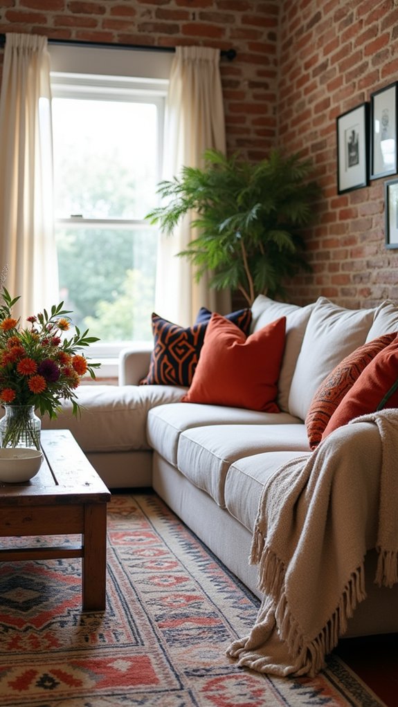 balance bold with neutrals