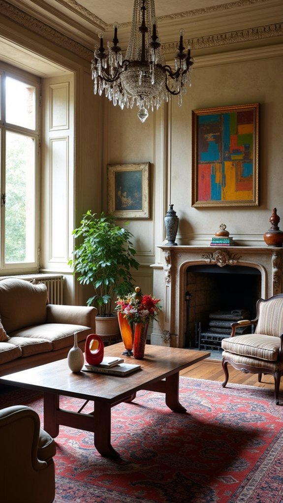 bold modern art focal points