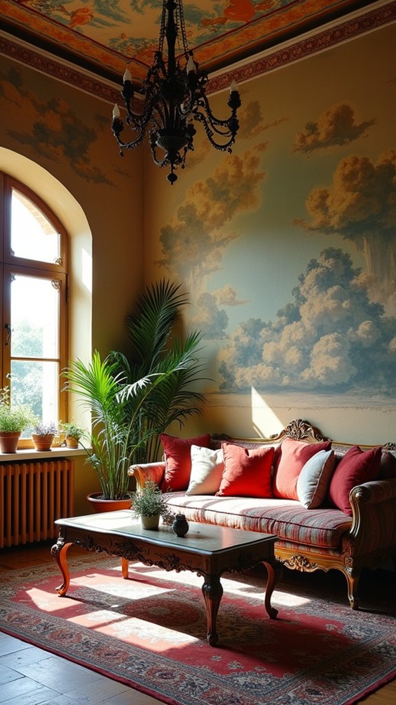 breathtaking artistic ceiling murals
