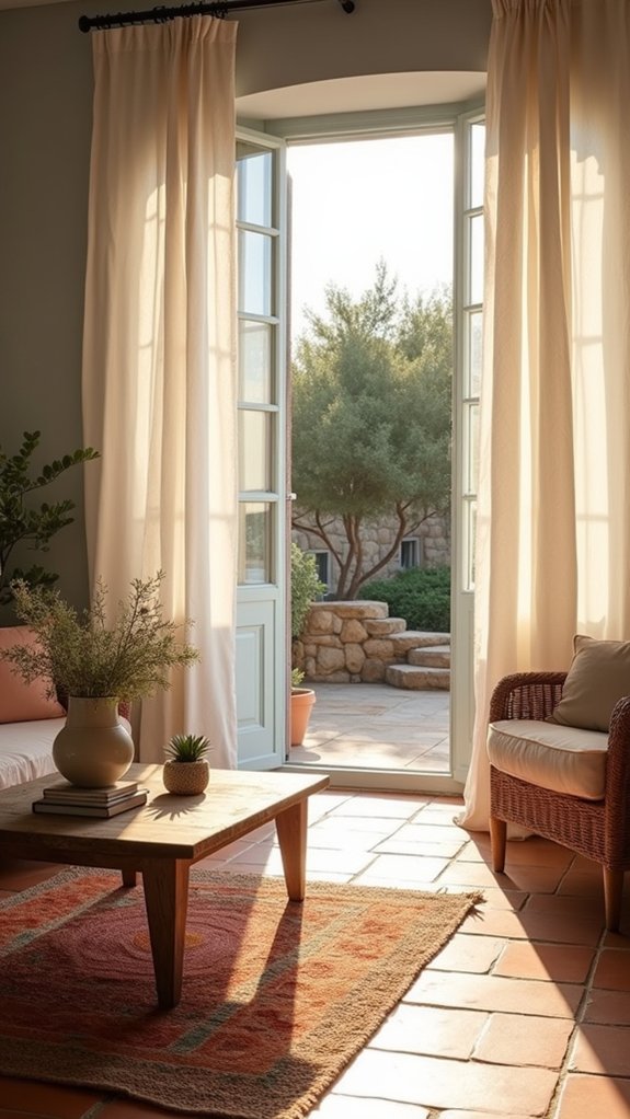 breezy mediterranean drapery vibes