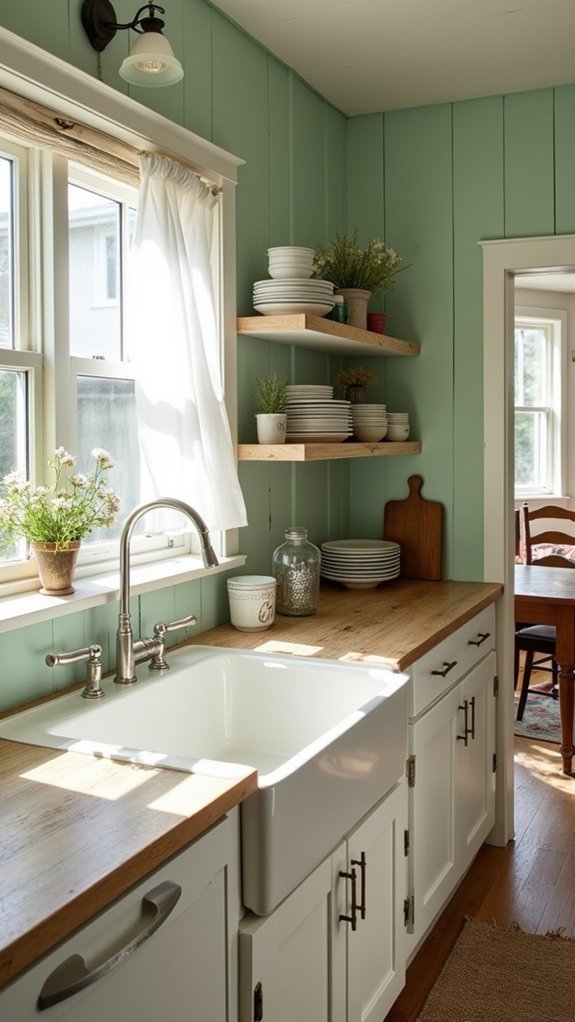 bright airy coastal kitchen