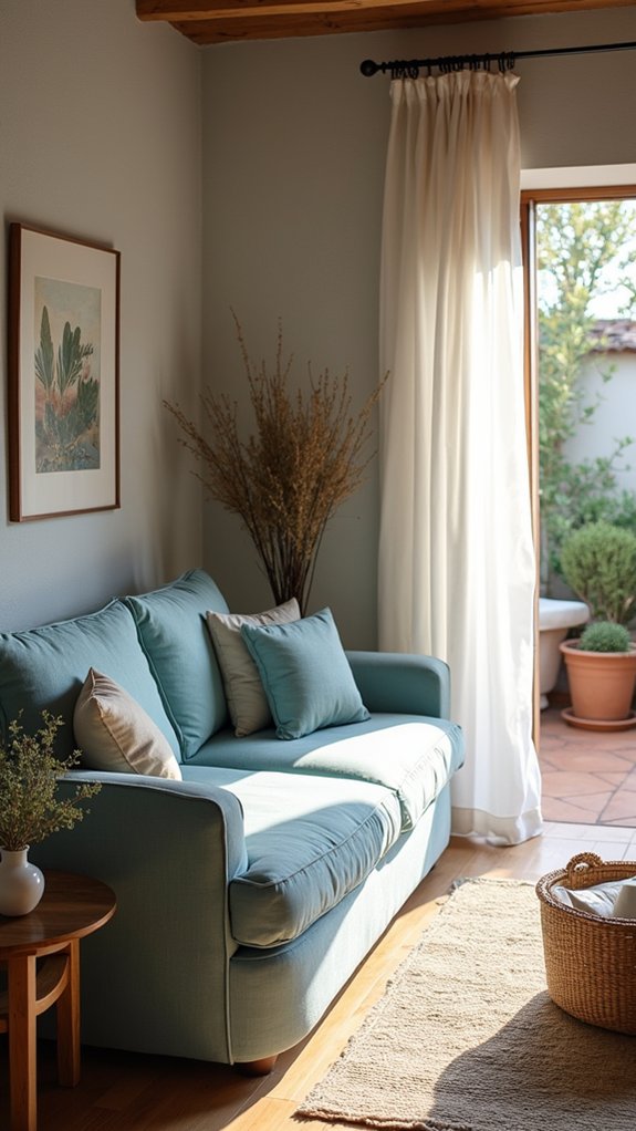calming mediterranean color palette