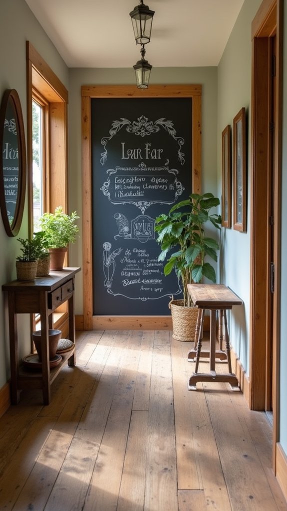 chalkboard wall for creativity