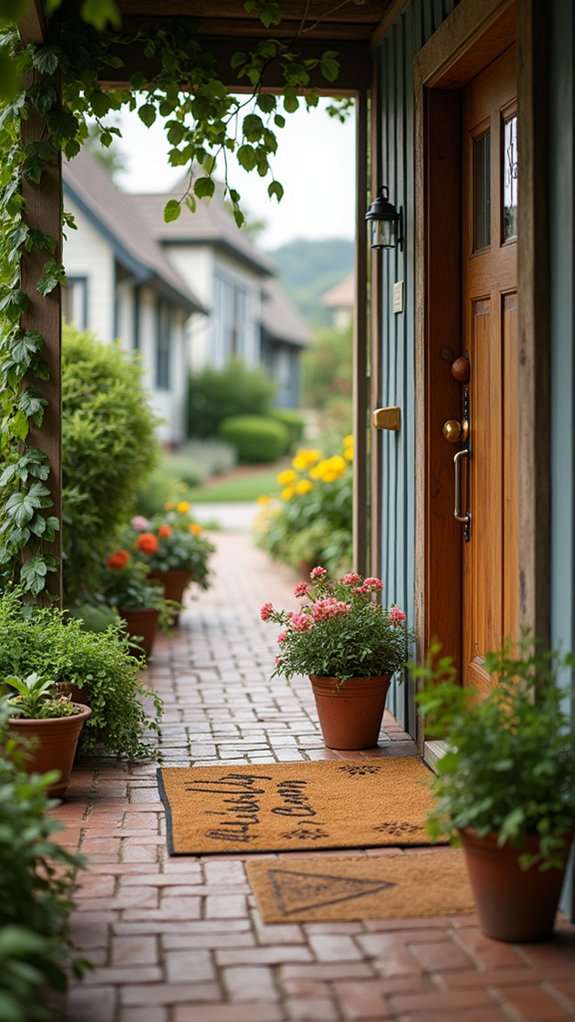 charming and functional welcome mats