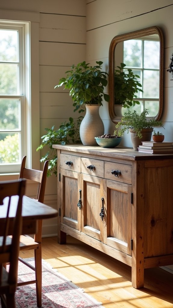 charming rustic storage solution