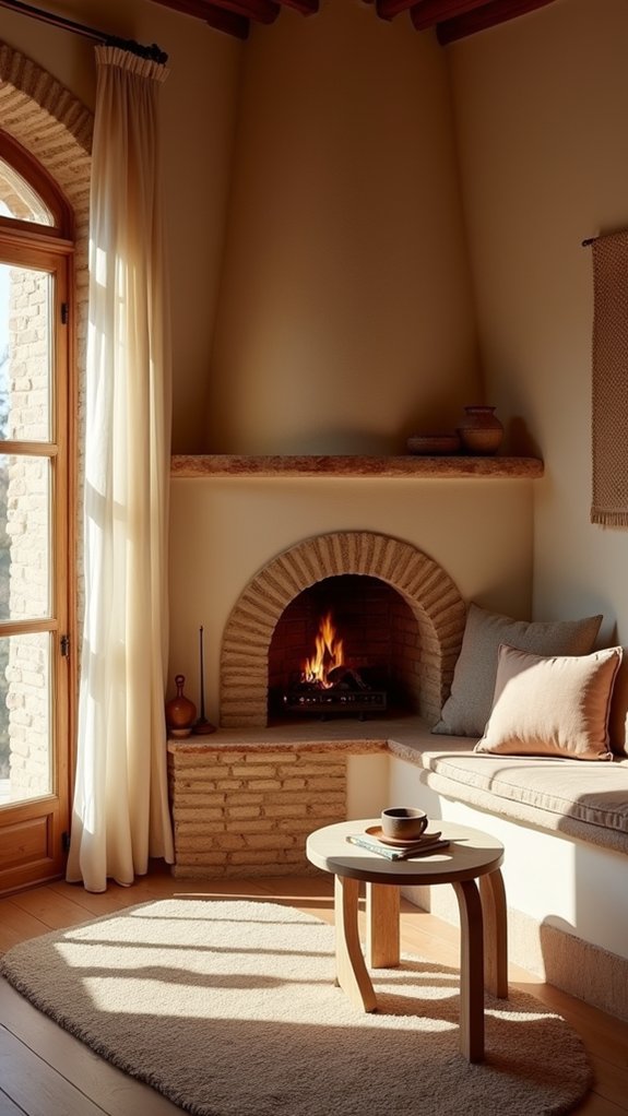 cozy built in seating retreat