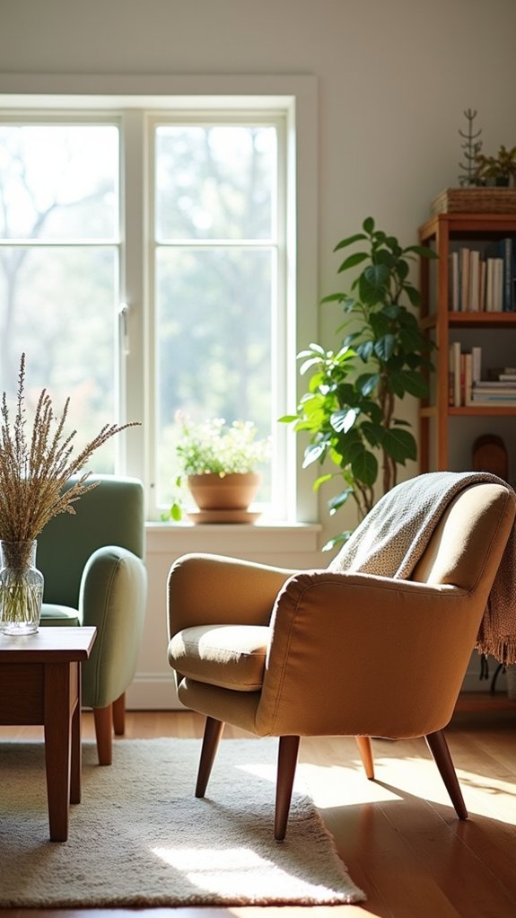 cozy chairs enhance home style