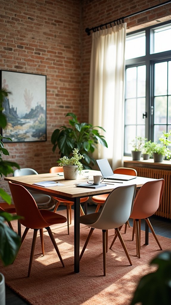 cozy collaborative team workspace