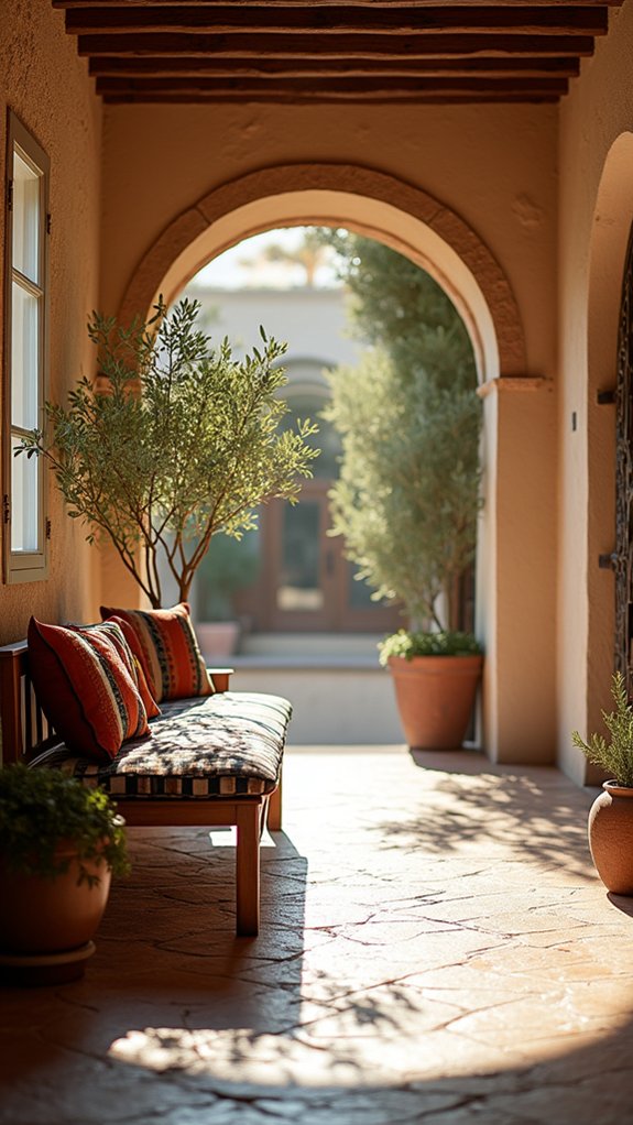 cozy colorful inviting seating