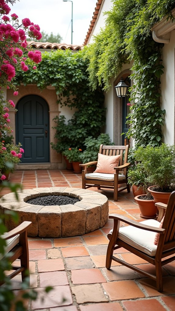 cozy gathering spot outdoors