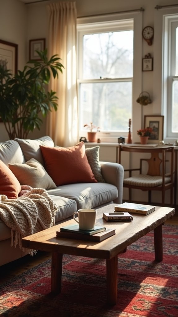 cozy inviting seating arrangement