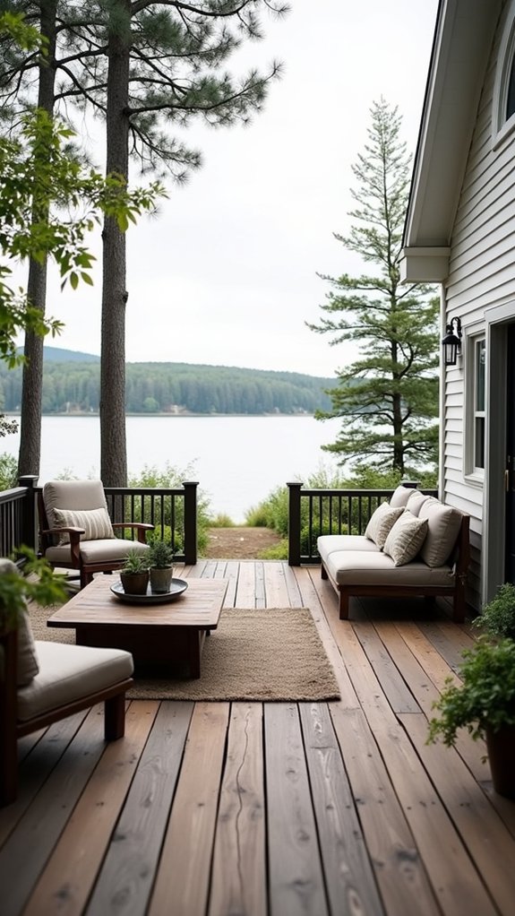 cozy modern farmhouse outdoor retreat