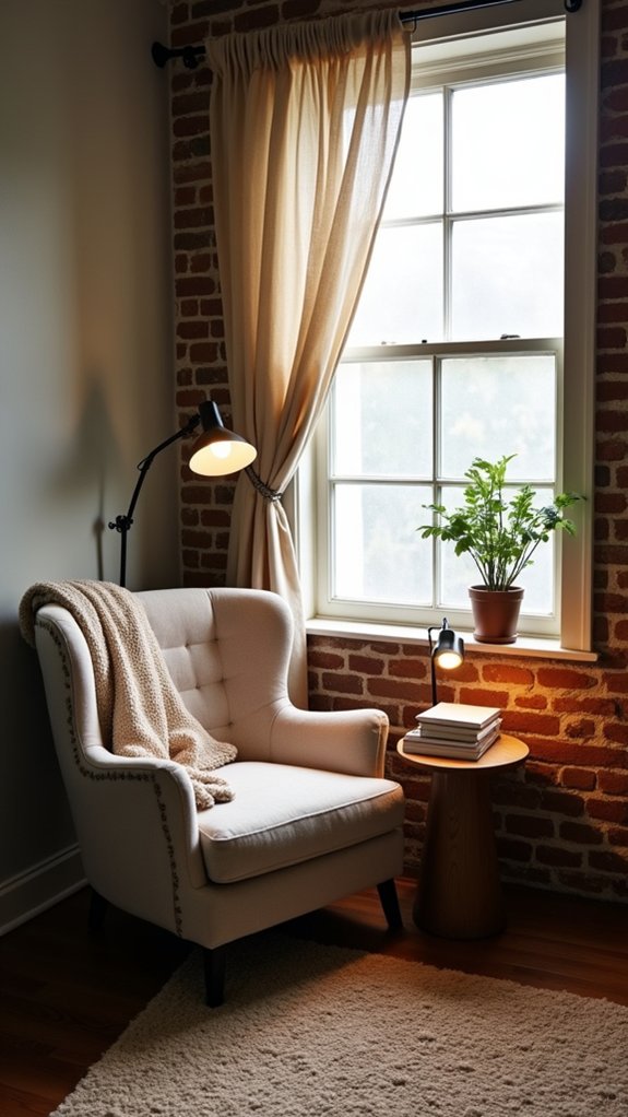 cozy nook for productivity