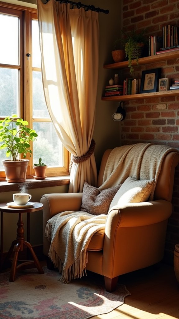 cozy nook with nature