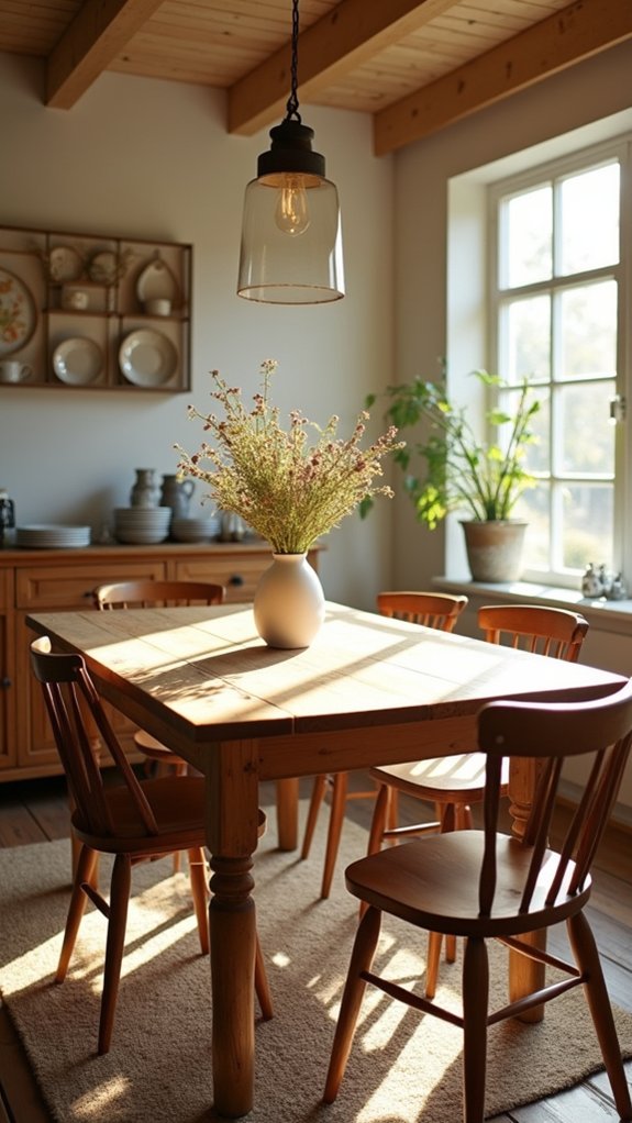 cozy personalized dining atmosphere