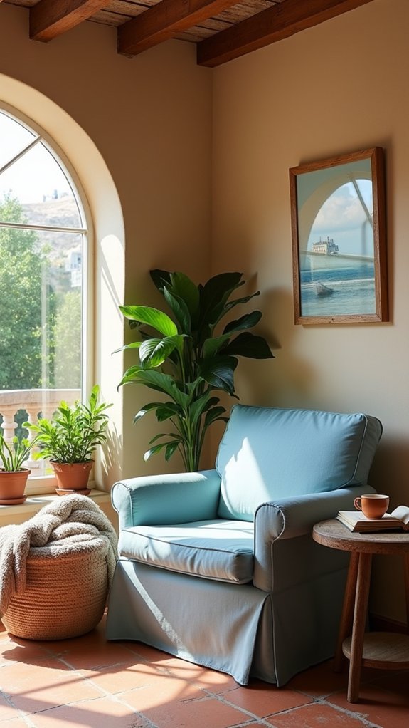 cozy reading chair nooks