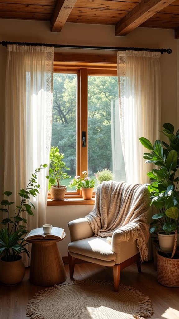 cozy reading nook escape