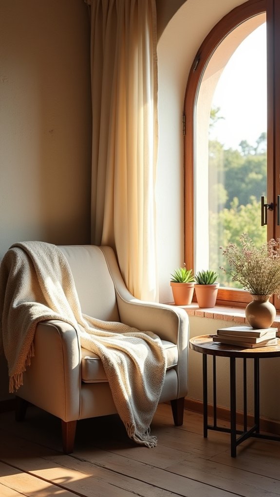 cozy reading nook retreat