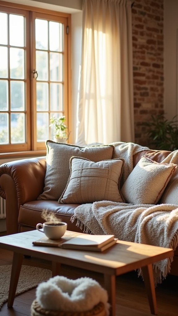 cozy textures create warmth