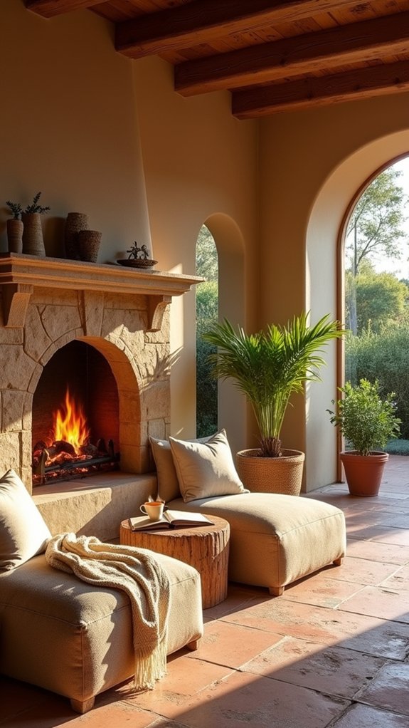 cozy warm intimate retreats