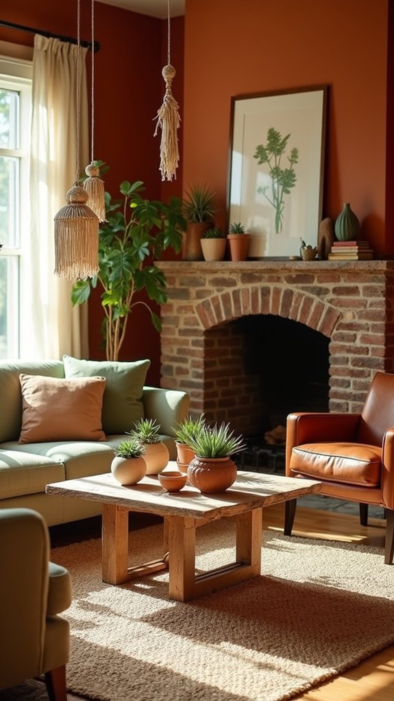 earthy color palette harmony