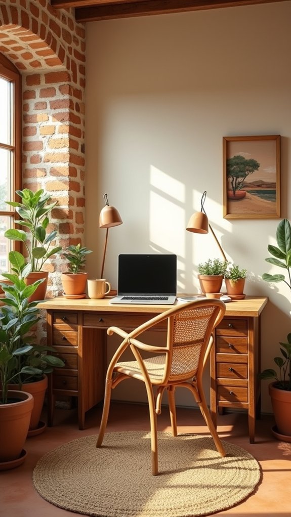 earthy tones enhance productivity