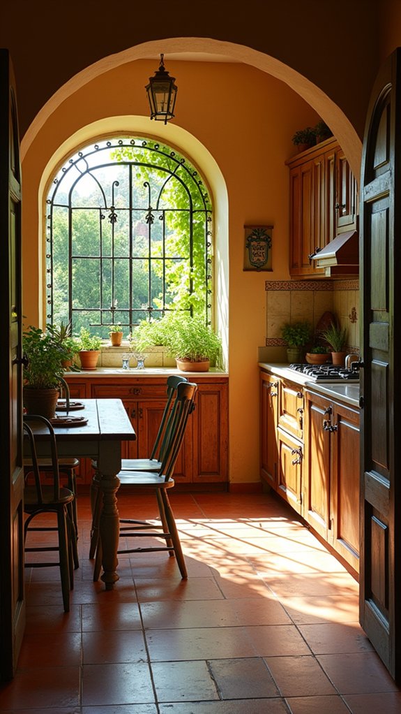 elegant arched doorways and windows