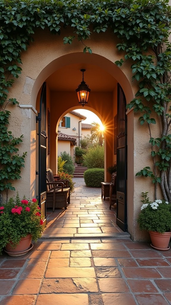 elegant architectural features showcased