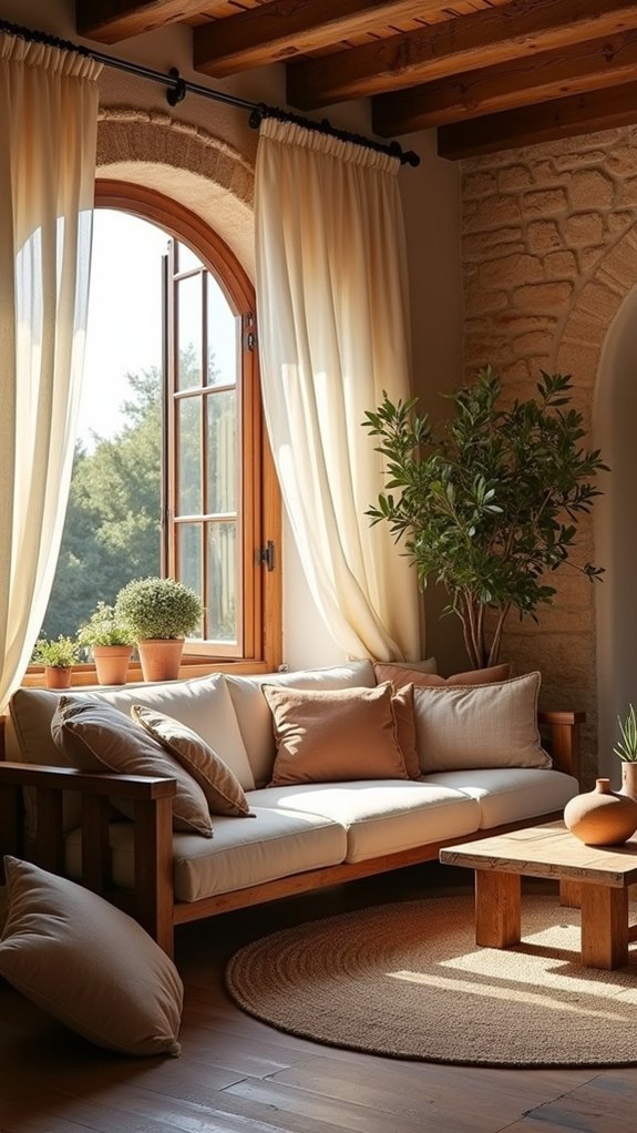 elegant fabrics and textures