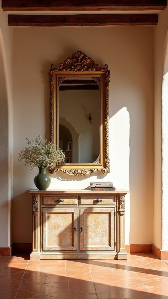 elegant mirrors enhance spaciousness