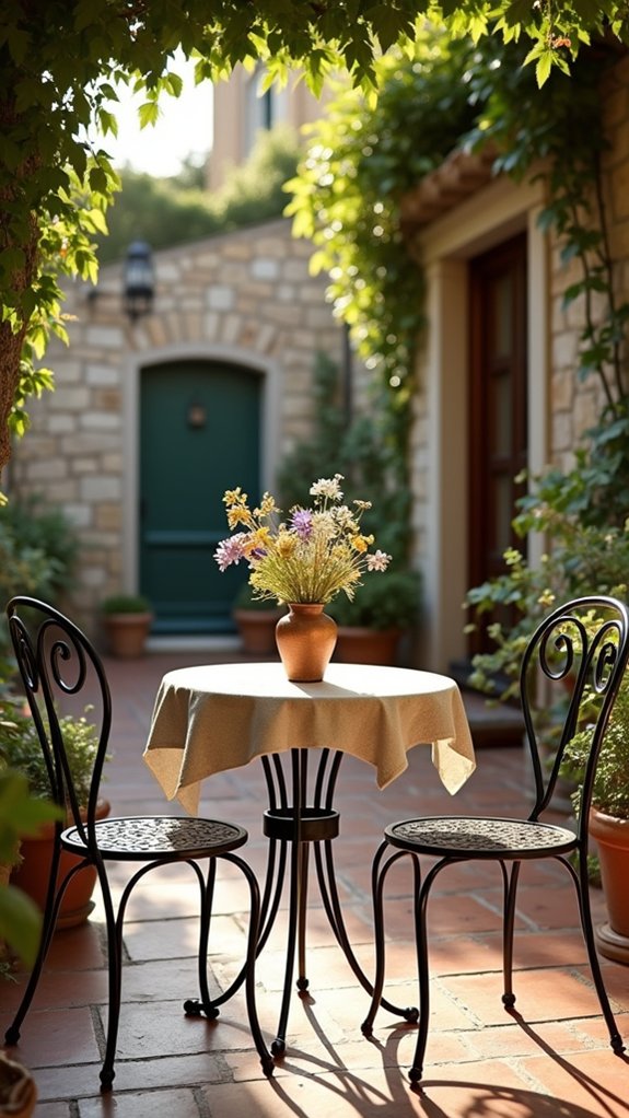 elegant outdoor furniture artistry