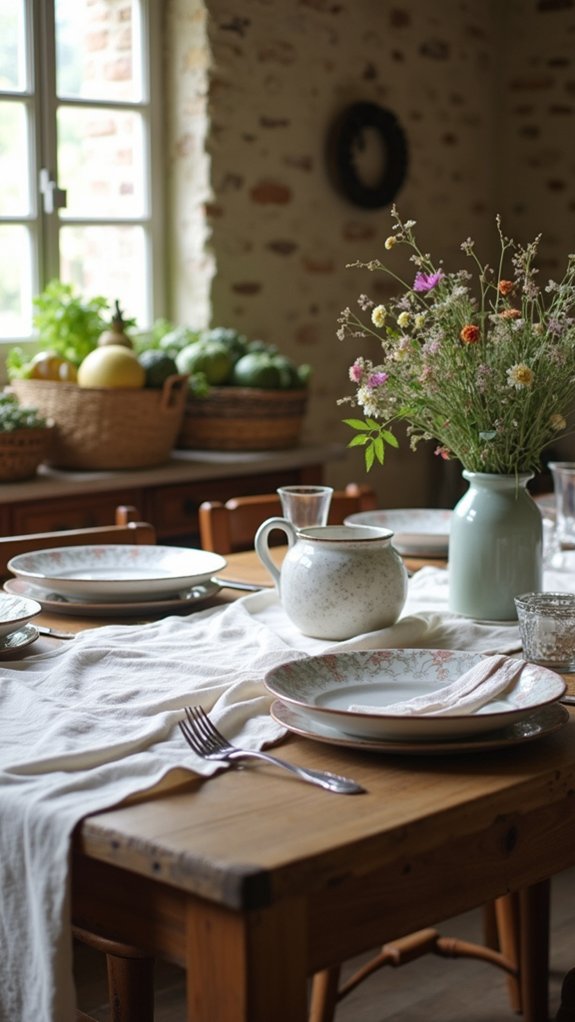 elegant textured neutral linens