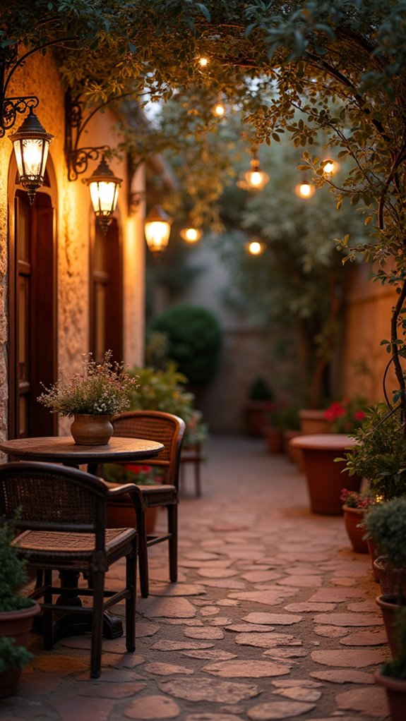 enchanting warm glow ambiance