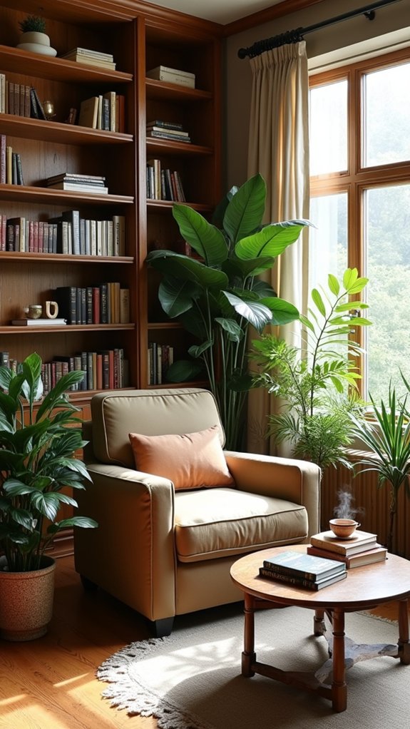 enhance atmosphere with greenery