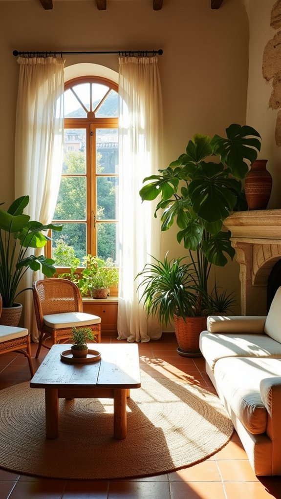 enhance space with greenery