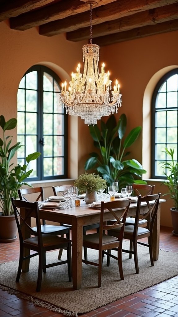 ethereal crystal chandelier elegance