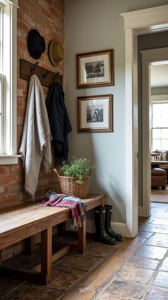 functional and organized mudroom
