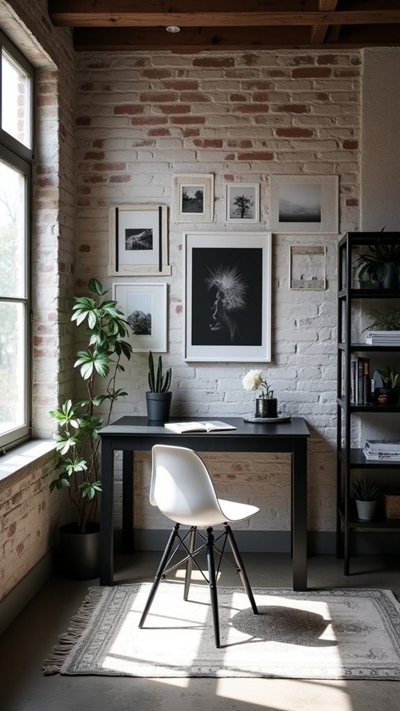 functional and stylish workspace