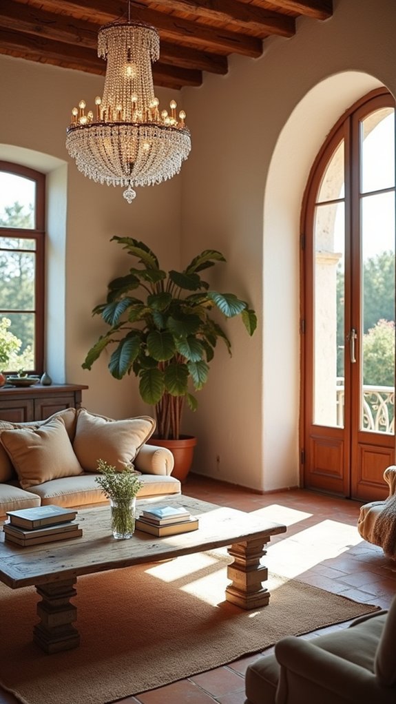 glamorous glass beaded chandeliers