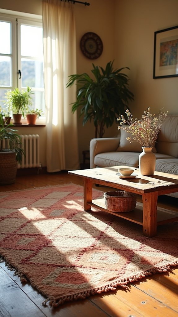 handwoven berber rug charm