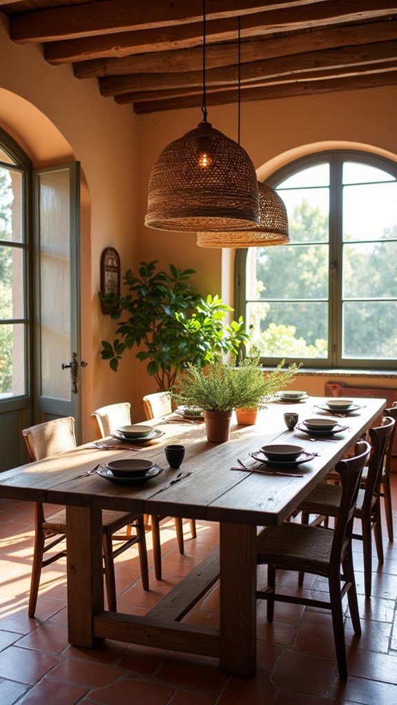 heart of dining space