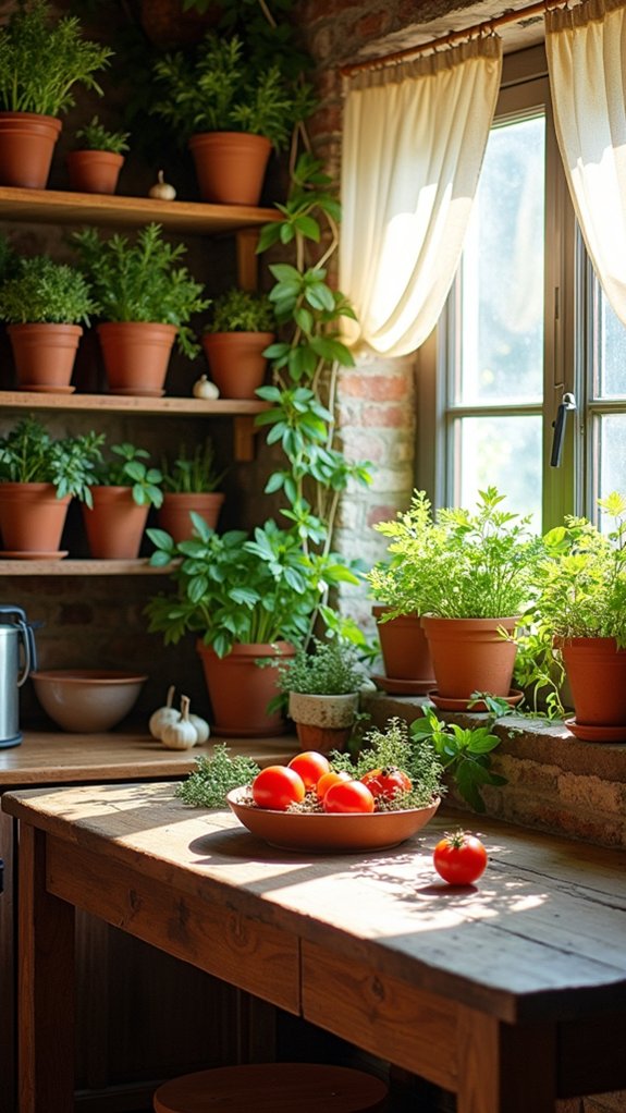 herbs enhance mediterranean charm