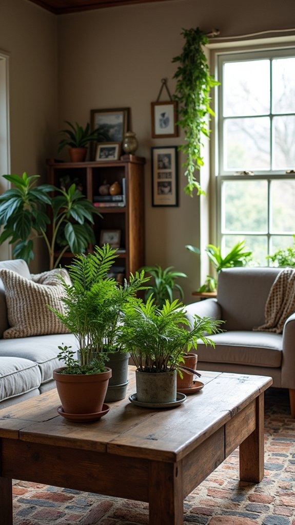 incorporate low maintenance indoor plants