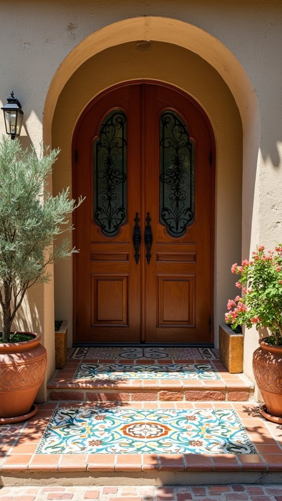 intricate mosaic design elements